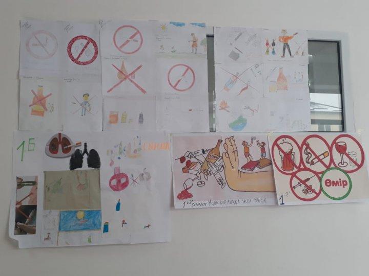 «Сақтан ұрпақ –ЖҚТБ деген қатерден» Қабырға газет байқауы.